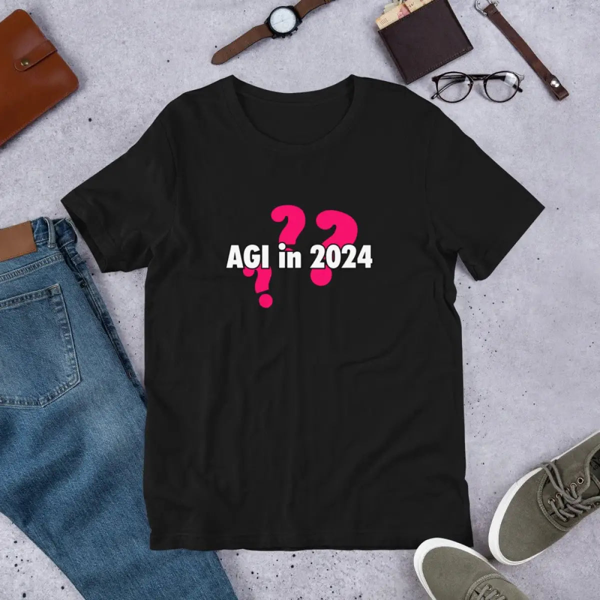 AGI in 2024??? Question T-Shirt (unisex)