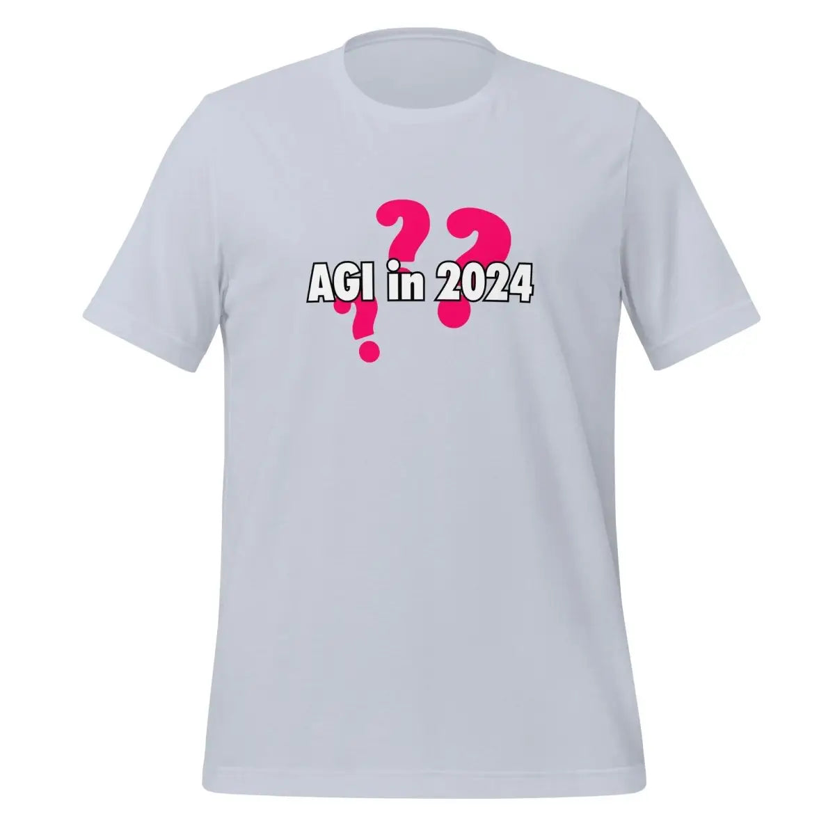 AGI in 2024??? Question T-Shirt (unisex) - Light Blue / M