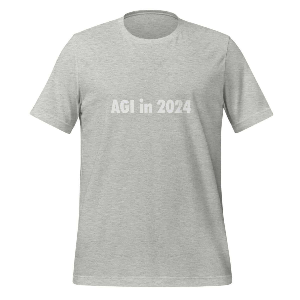AGI in 2024 T - Shirt (unisex) - Athletic Heather - AI Store