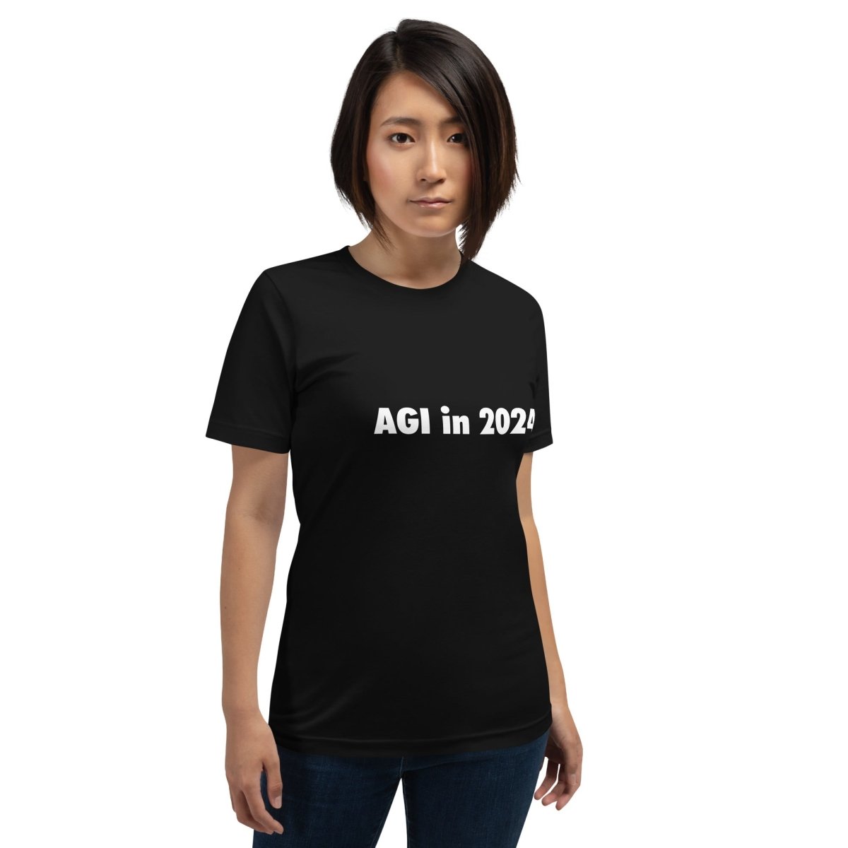 AGI in 2024 T - Shirt (unisex) - Black - AI Store