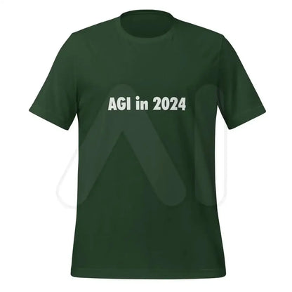 AGI in 2024 T-Shirt (unisex) - Forest / M