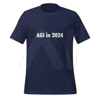 AGI in 2024 T-Shirt (unisex) - Navy / M