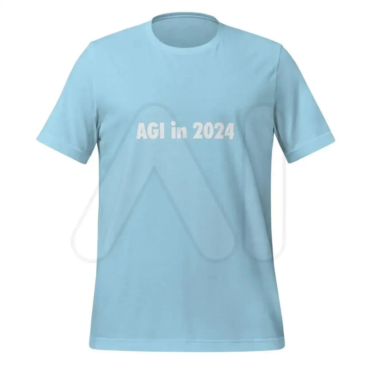 AGI in 2024 T-Shirt (unisex) - Ocean Blue / M