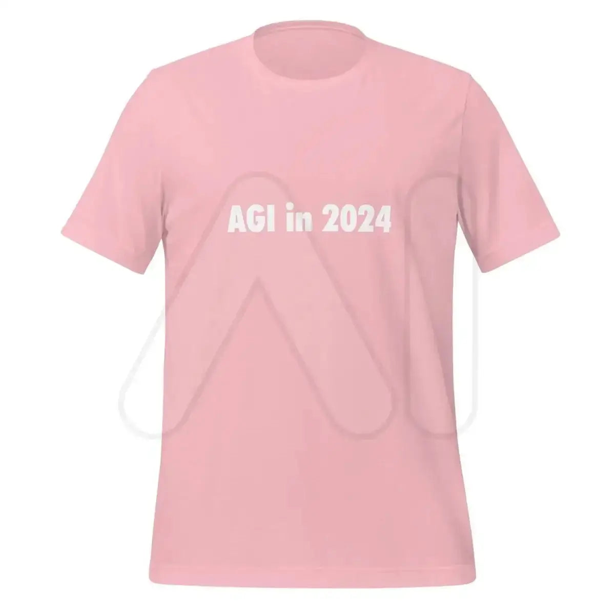 AGI in 2024 T-Shirt (unisex) - Pink / M