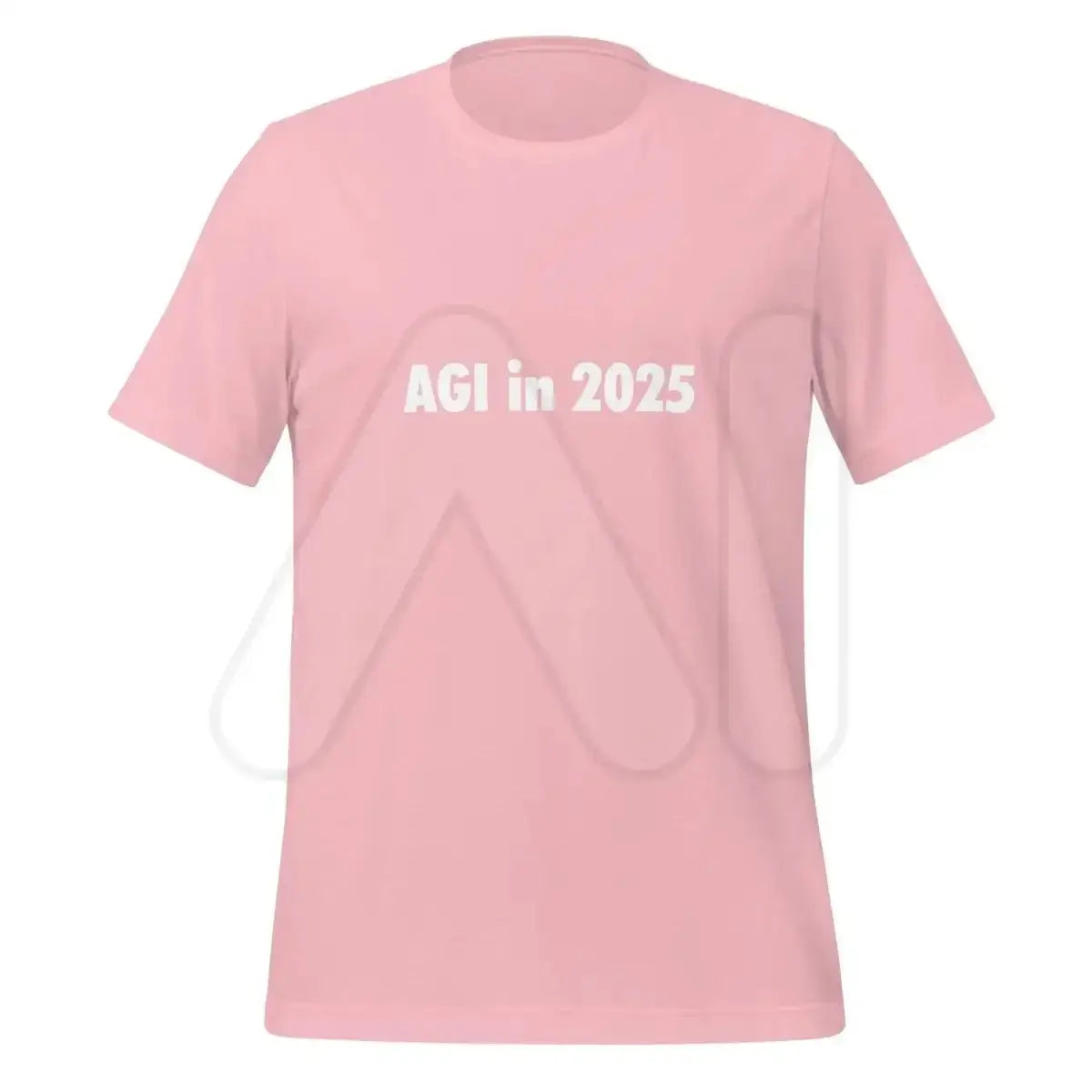 AGI in 2025 T-Shirt (unisex) - Pink / M