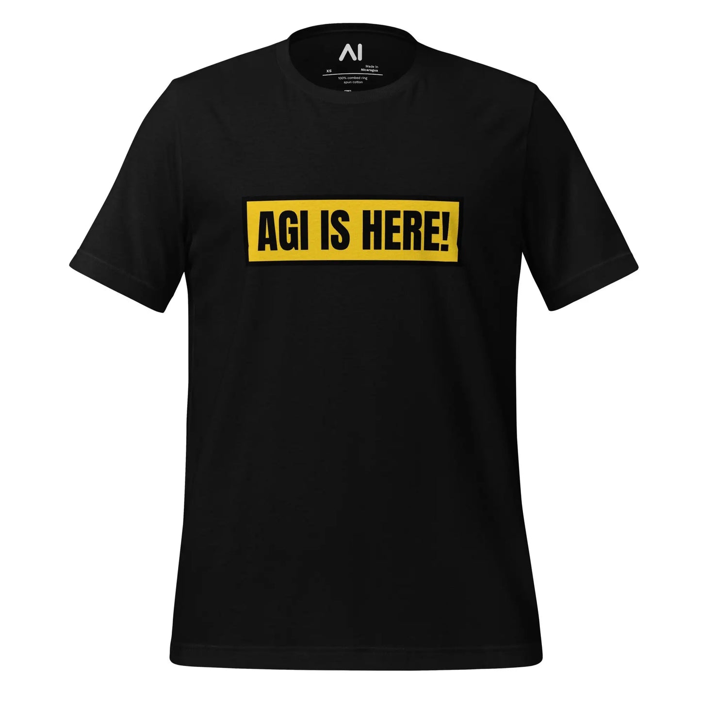 AGI IS HERE! T-Shirt (unisex) - Black / M