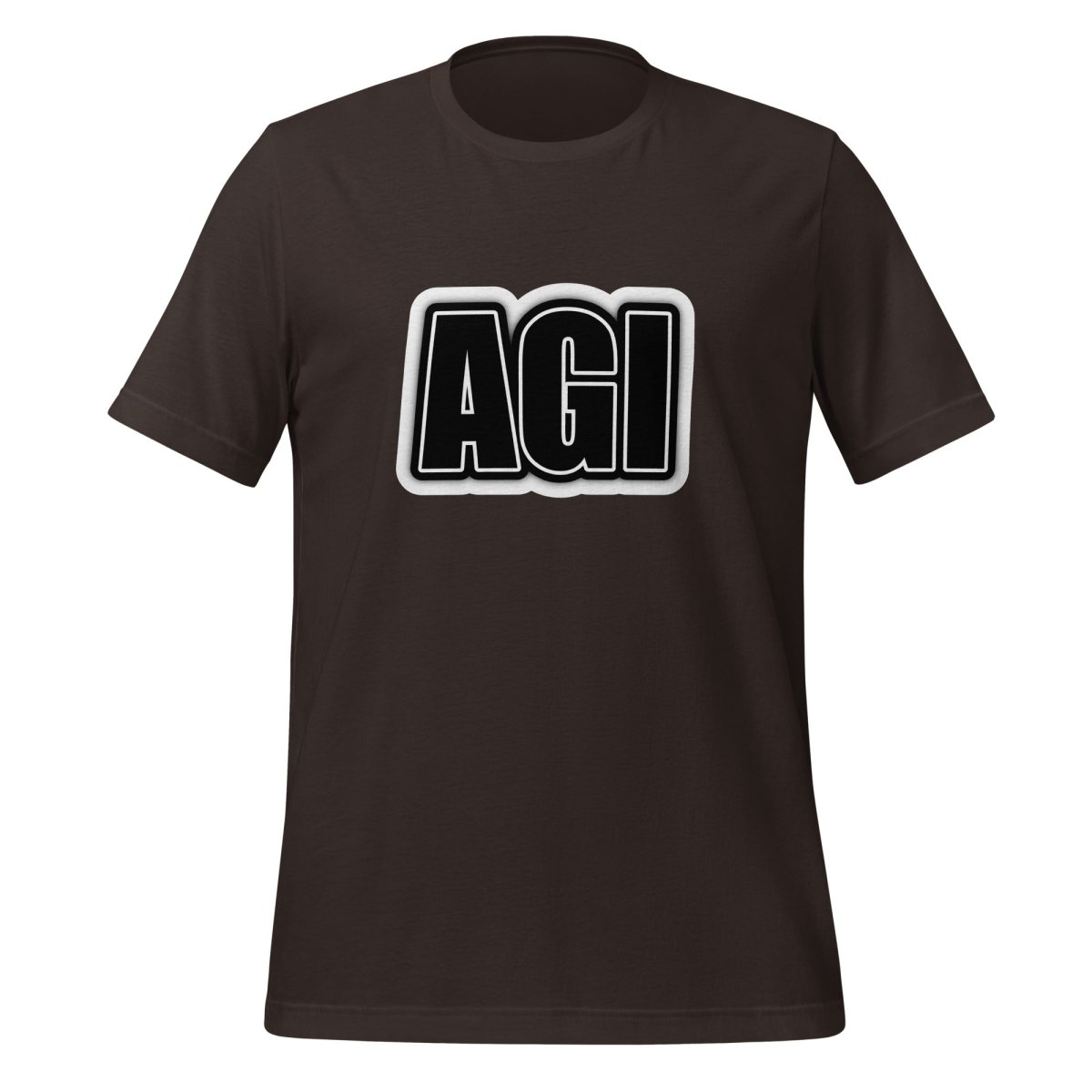 AGI T-Shirt 3 (unisex) - Brown - AI Store