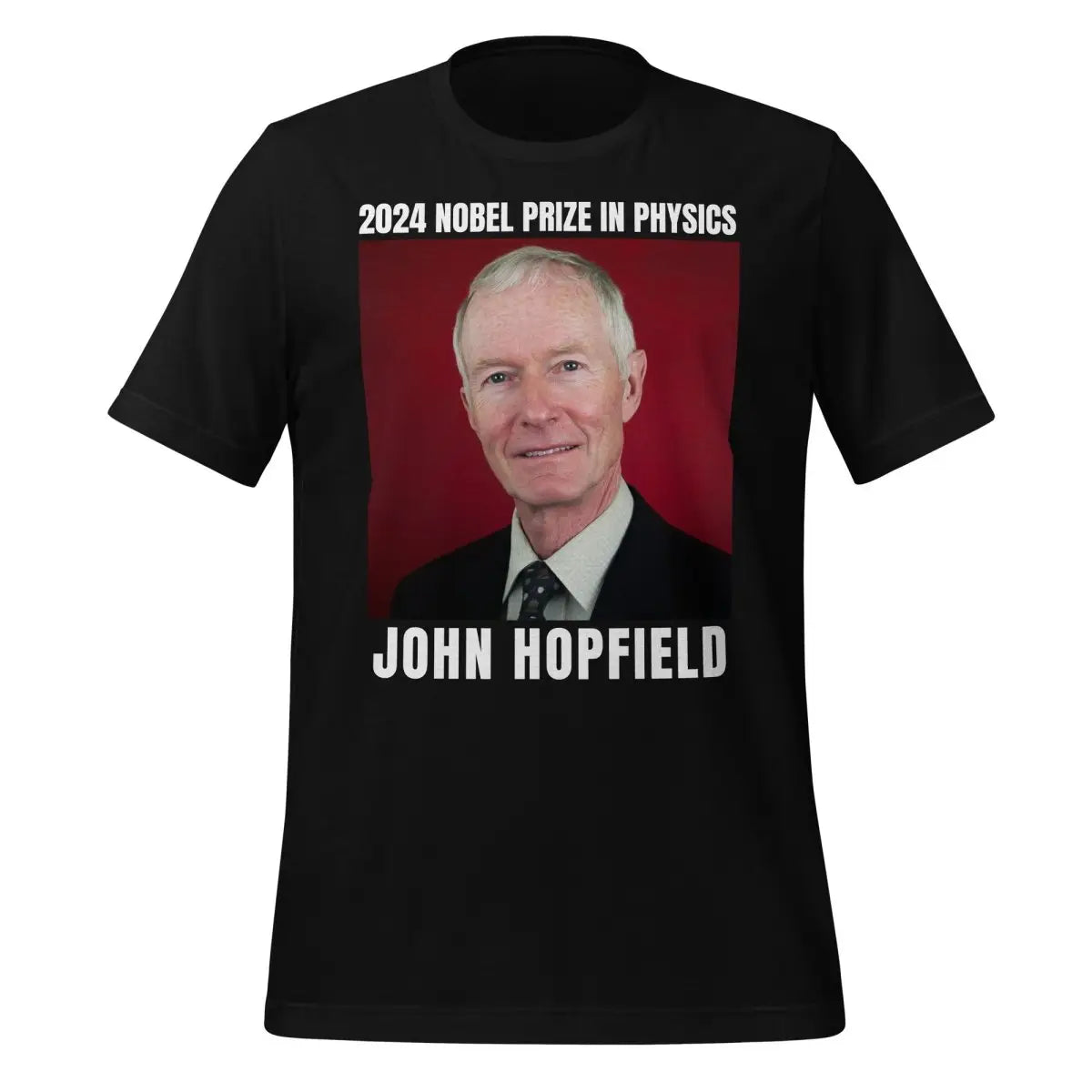 2024 Nobel Prize in Physics John Hopfield T-Shirt (unisex) - Black / M