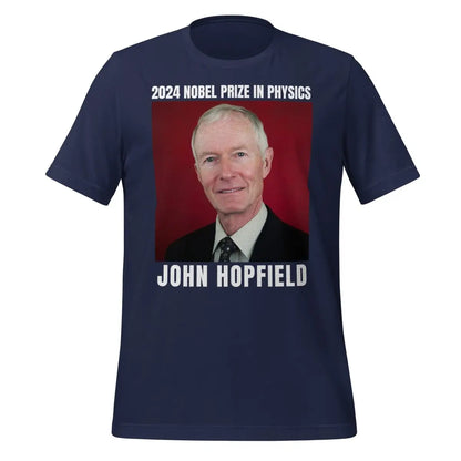 2024 Nobel Prize in Physics John Hopfield T-Shirt (unisex) - Navy / M