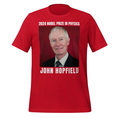 2024 Nobel Prize in Physics John Hopfield T-Shirt (unisex) - Red / M