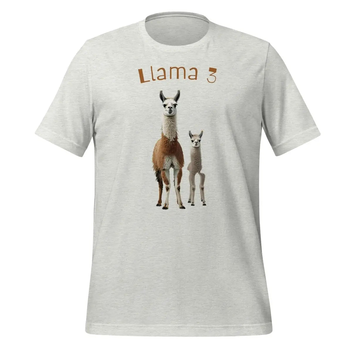 3 Llamas by Llama 3 T-Shirt (unisex) - Ash / M