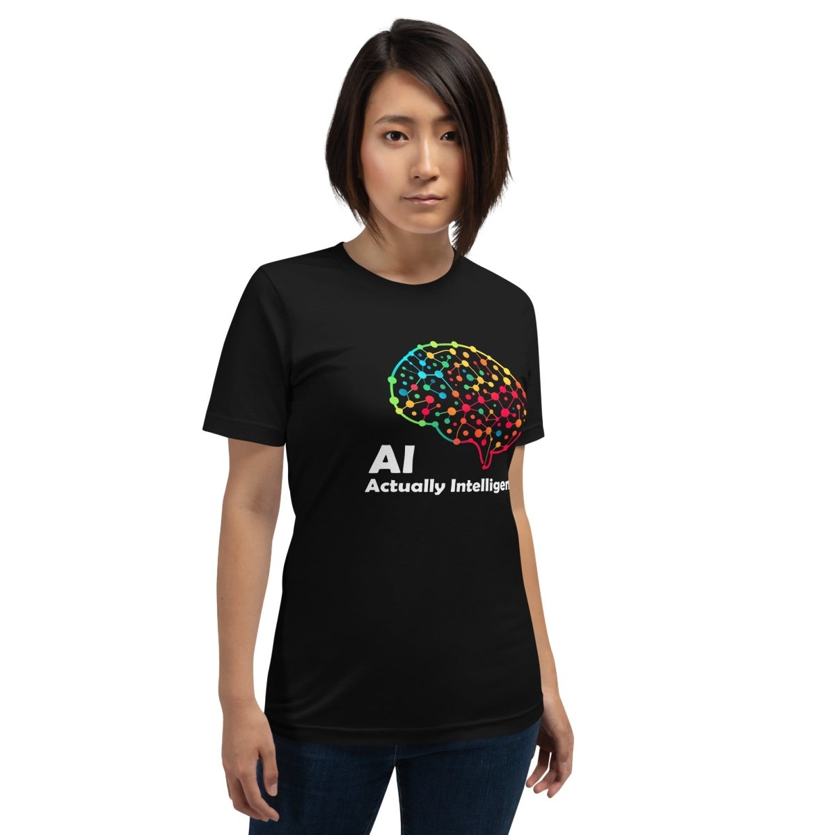 AI - Actually Intelligent T-Shirt (unisex) - Black - AI Store