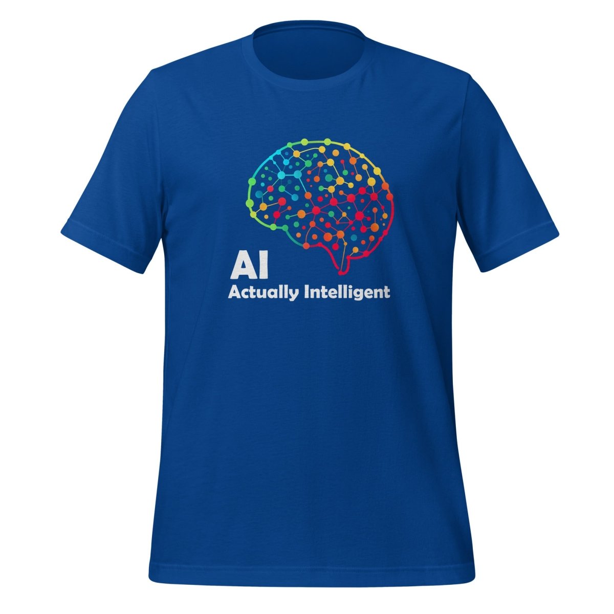 AI - Actually Intelligent T-Shirt (unisex) - True Royal - AI Store