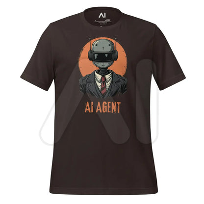 AI AGENT T-Shirt (unisex) - Brown / M