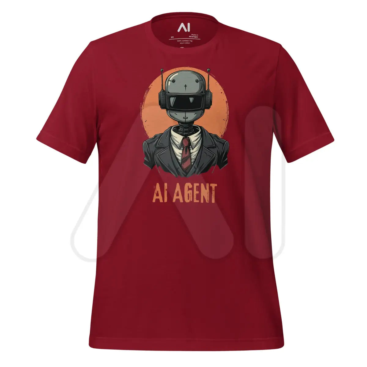 AI AGENT T-Shirt (unisex) - Cardinal / M