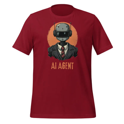 The Ai Agent T-shirt (unisex) Cardinal / m.