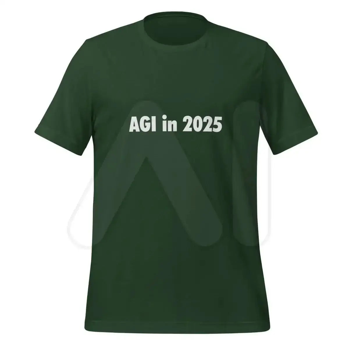 AGI in 2025 T-Shirt (unisex) - Forest / M