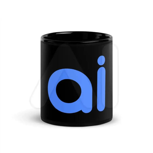 ai Black Glossy Mug - 11 oz