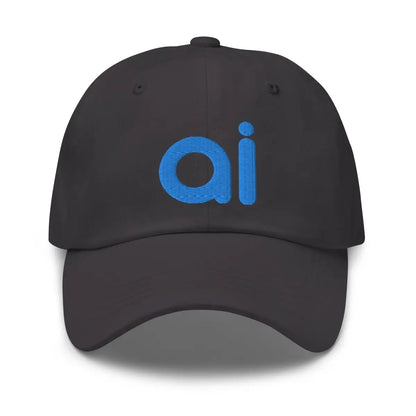 ai Embroidered Cap - Dark Grey