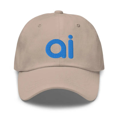 ai Embroidered Cap - Stone