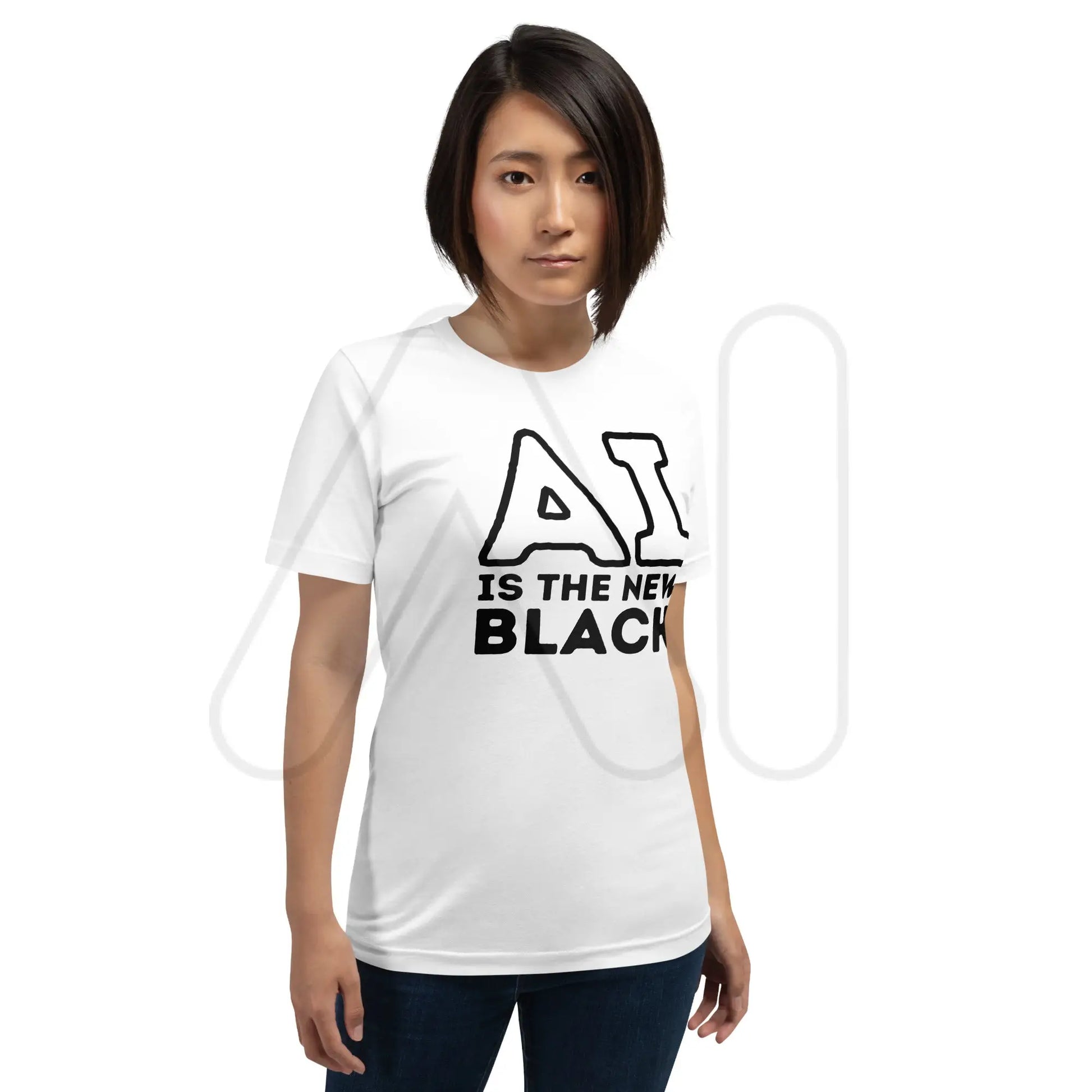 AI is the New Black T-Shirt (unisex)