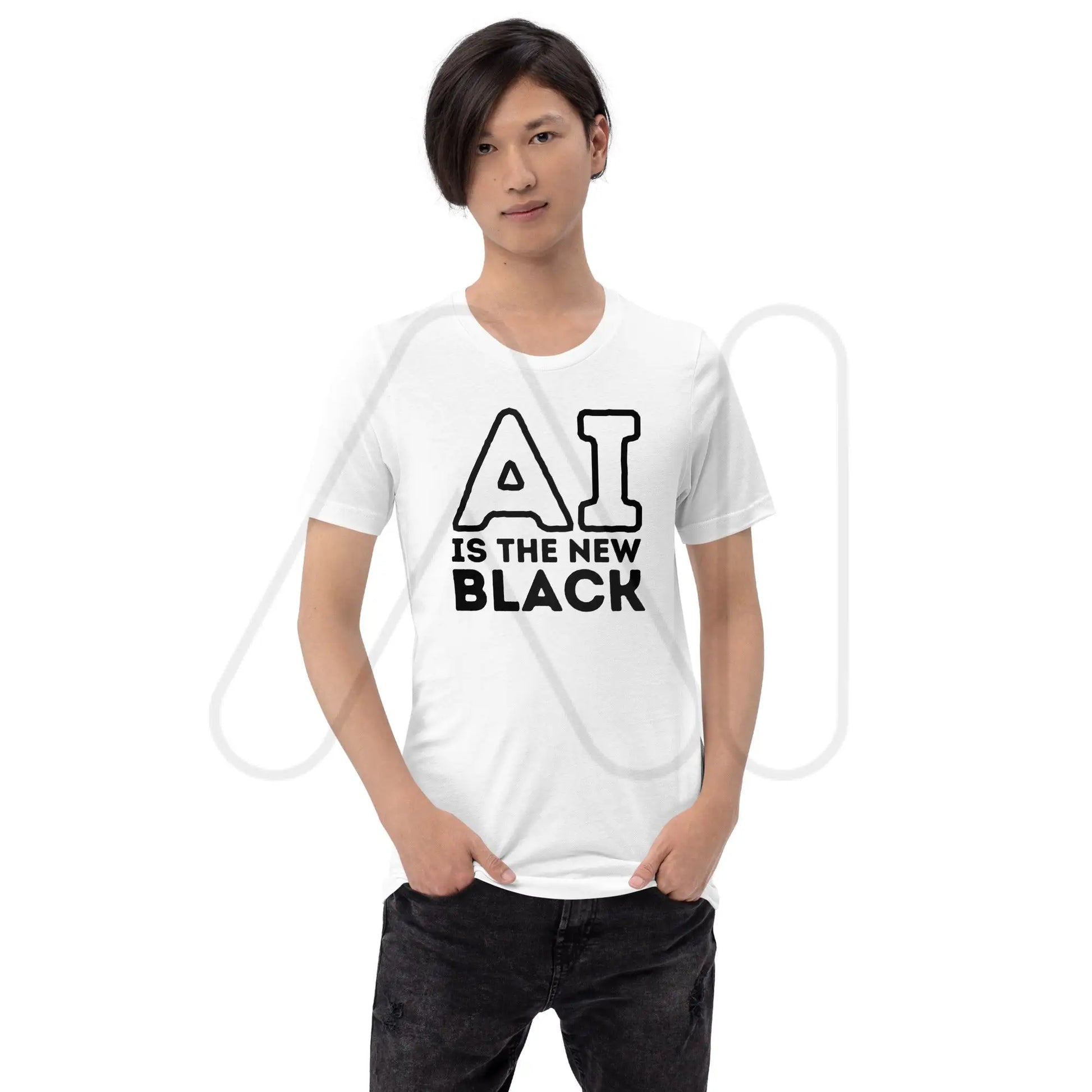 AI is the New Black T-Shirt (unisex)