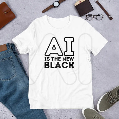 AI is the New Black T-Shirt (unisex)