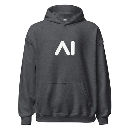 AI Logo Hoodie 2 (unisex) - Dark Heather / M