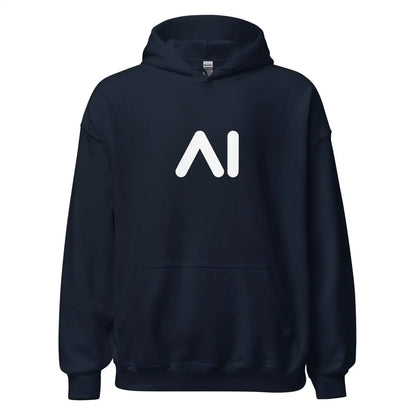 AI Logo Hoodie 2 (unisex) - Navy / M