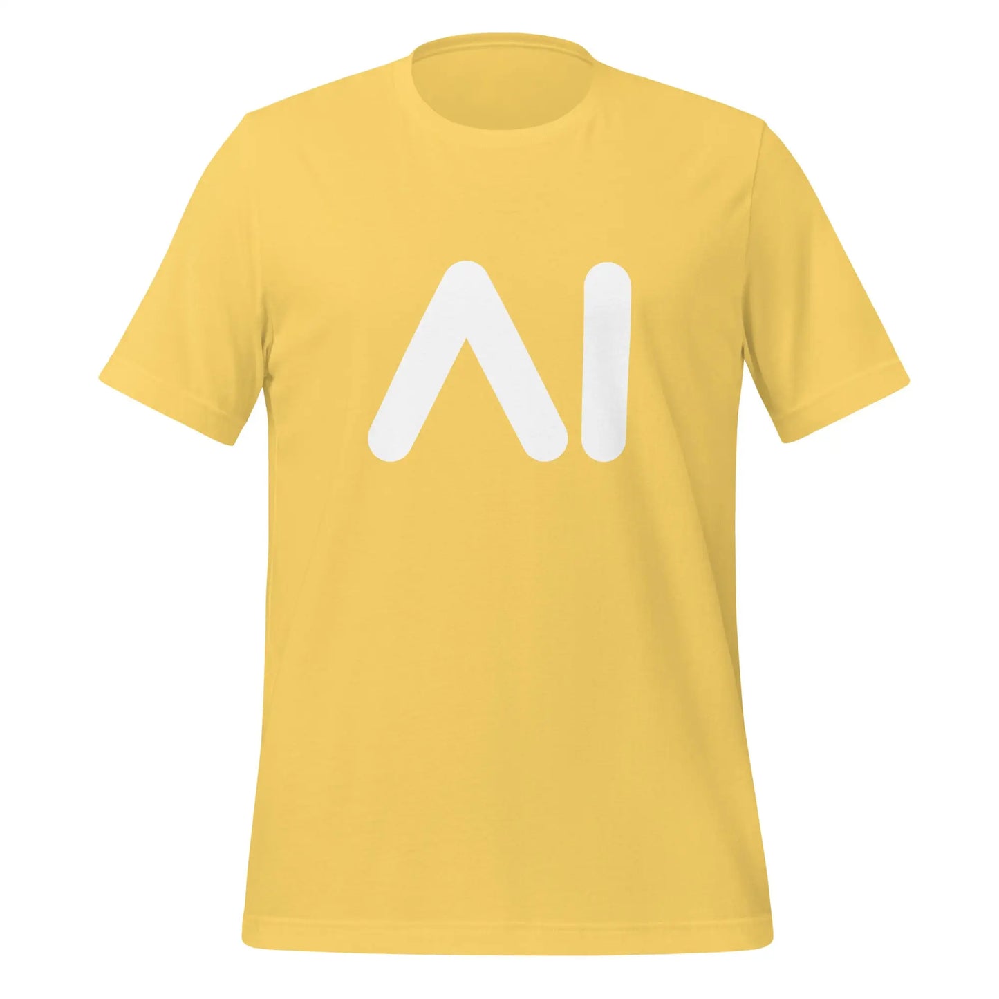 AI Logo T-Shirt (unisex) - Yellow / M