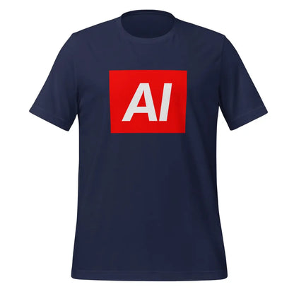 AI Sign T-Shirt (unisex) - Navy / M