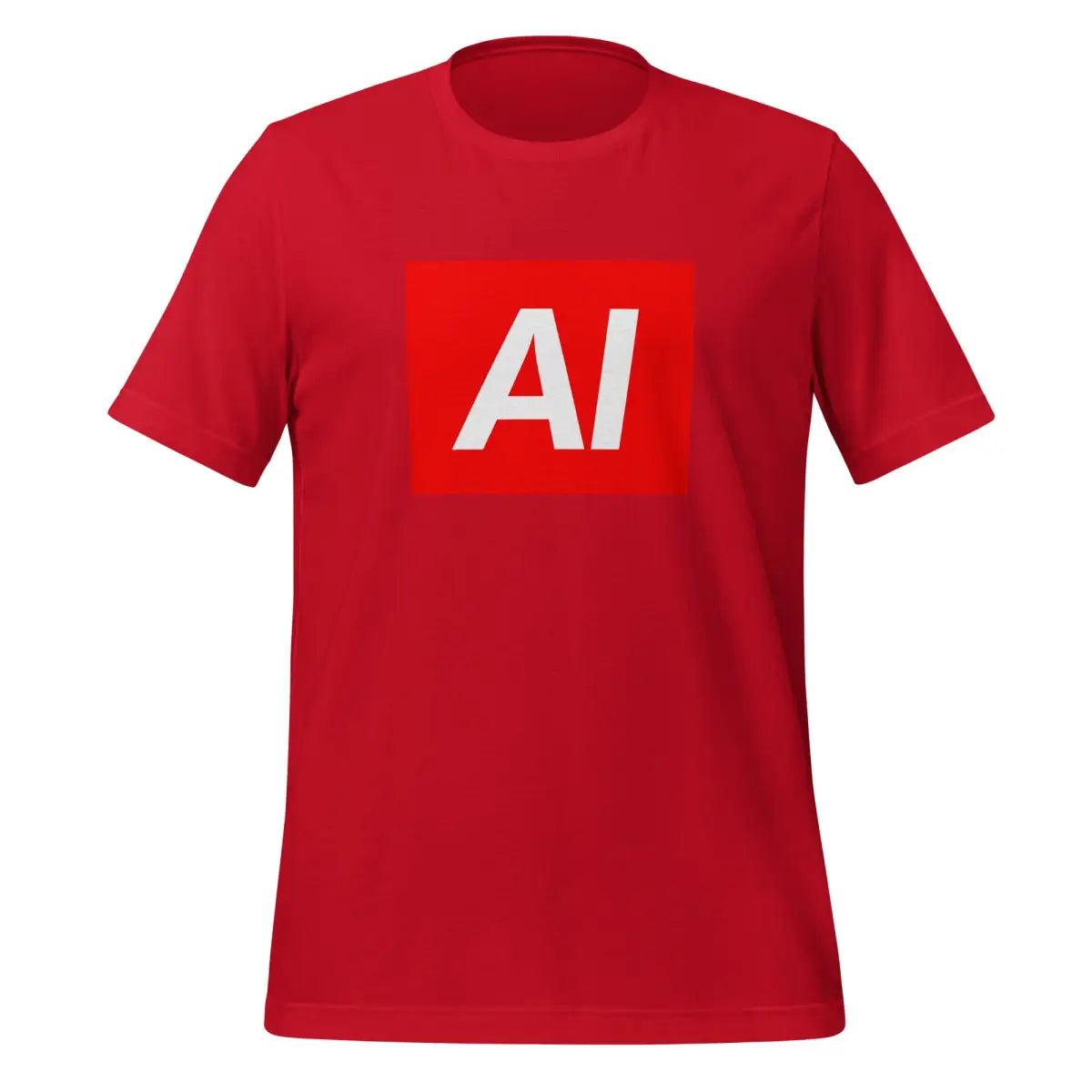 AI Sign T-Shirt (unisex) - Red / M