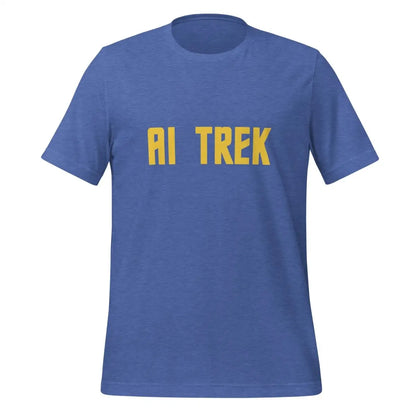 AI TREK T-Shirt (unisex) - Heather True Royal / M