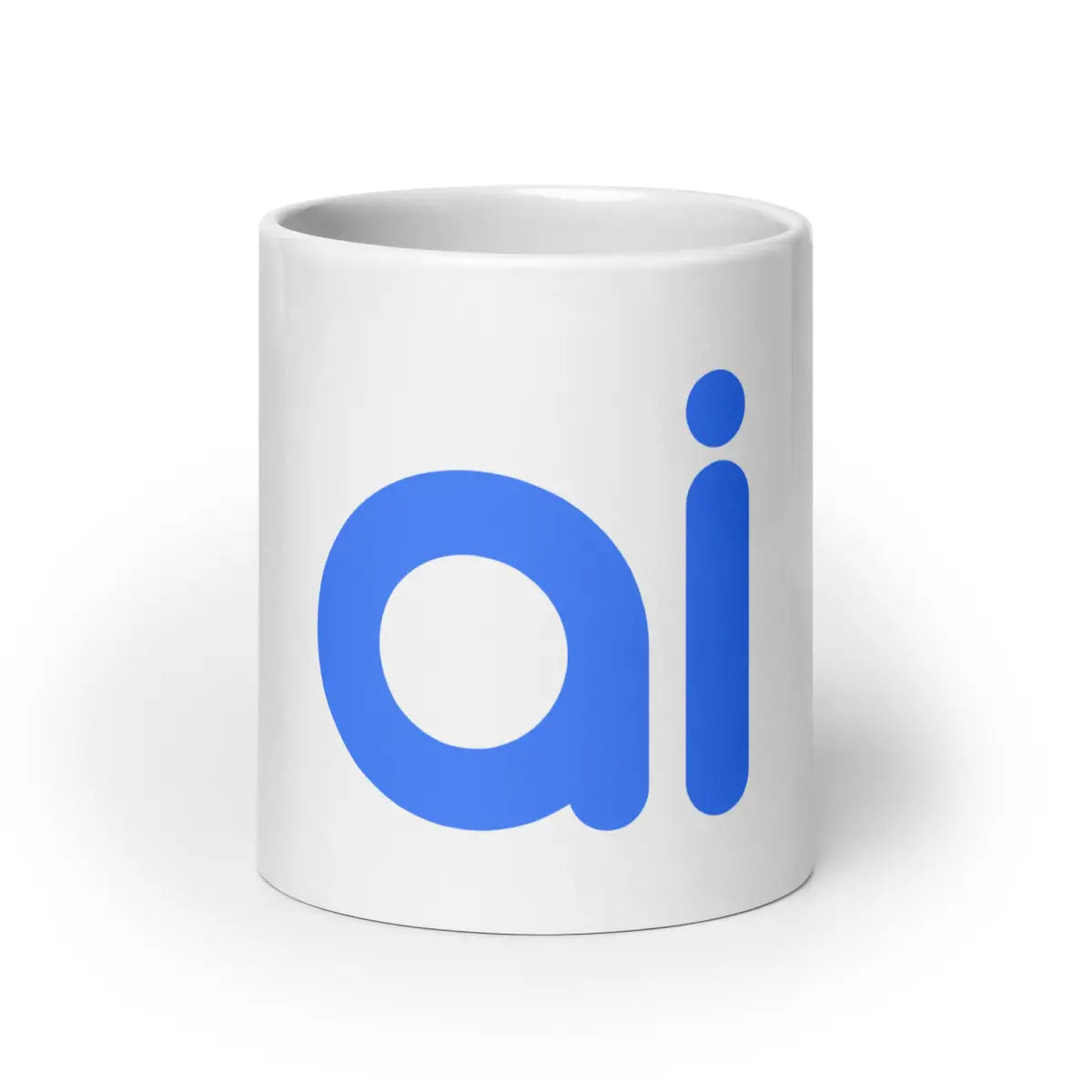 ai White Glossy Mug - 20 oz