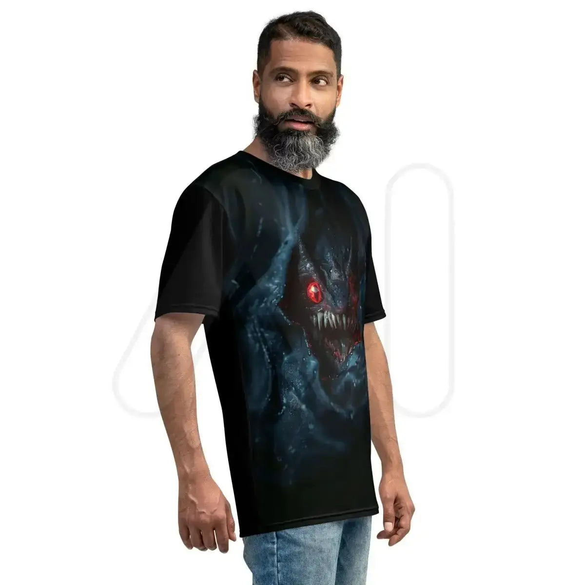 All-Over Print Alien Escape from Chest T-Shirt 2 (men)