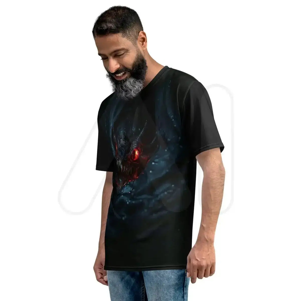 All-Over Print Alien Escape from Chest T-Shirt 2 (men)