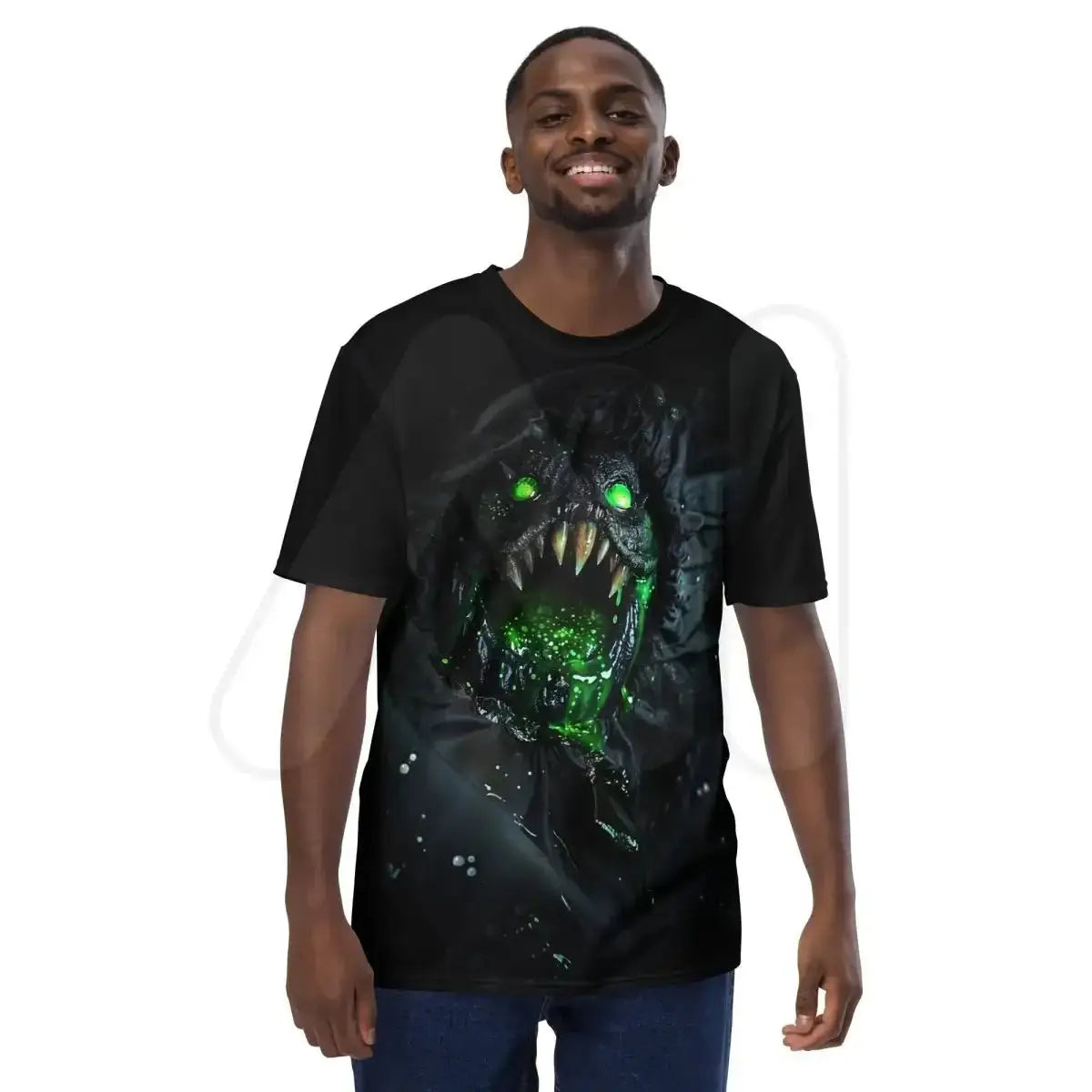 All-Over Print Alien Escape from Chest T-Shirt (men)