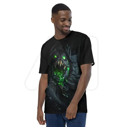 All-Over Print Alien Escape from Chest T-Shirt (men)