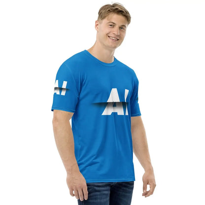 Blue AI Slice T-Shirt (men)