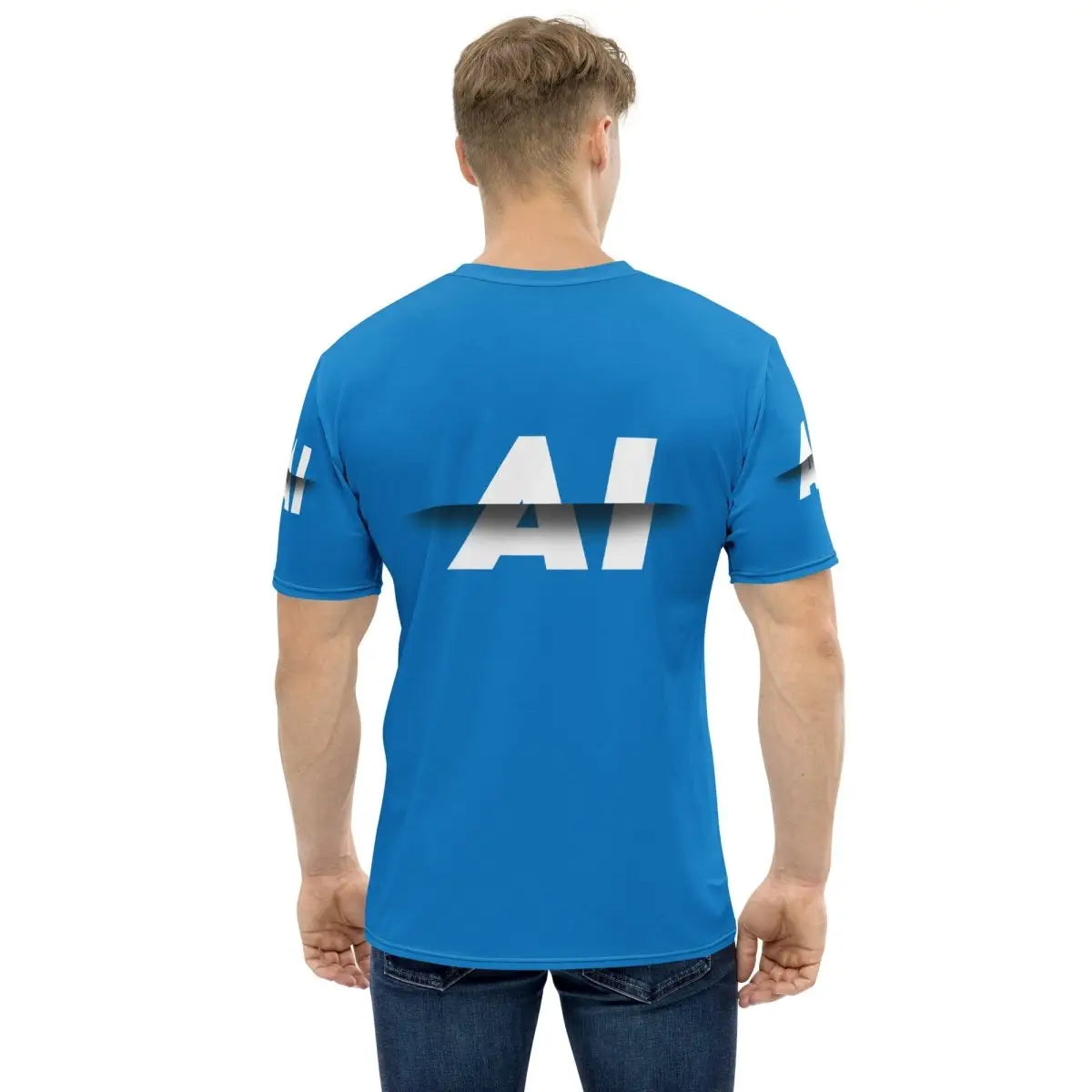 Blue AI Slice T-Shirt (men)