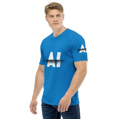 Blue AI Slice T-Shirt (men)