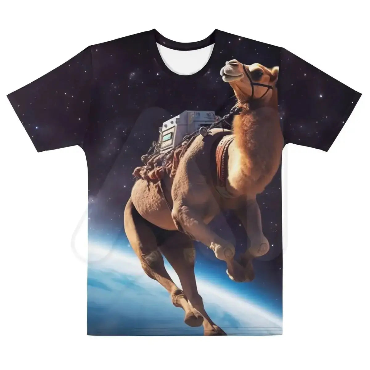 All-Over Print Camel Floating in Space T-Shirt (men) - M