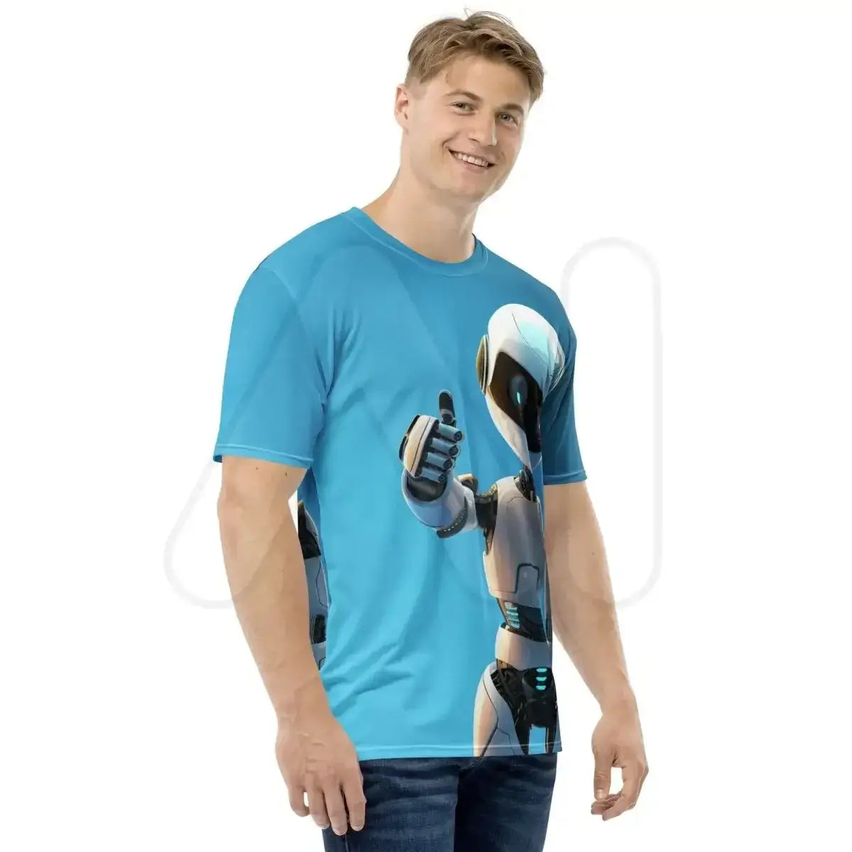 All-Over Print Featured Robot Hero T-Shirt (men)