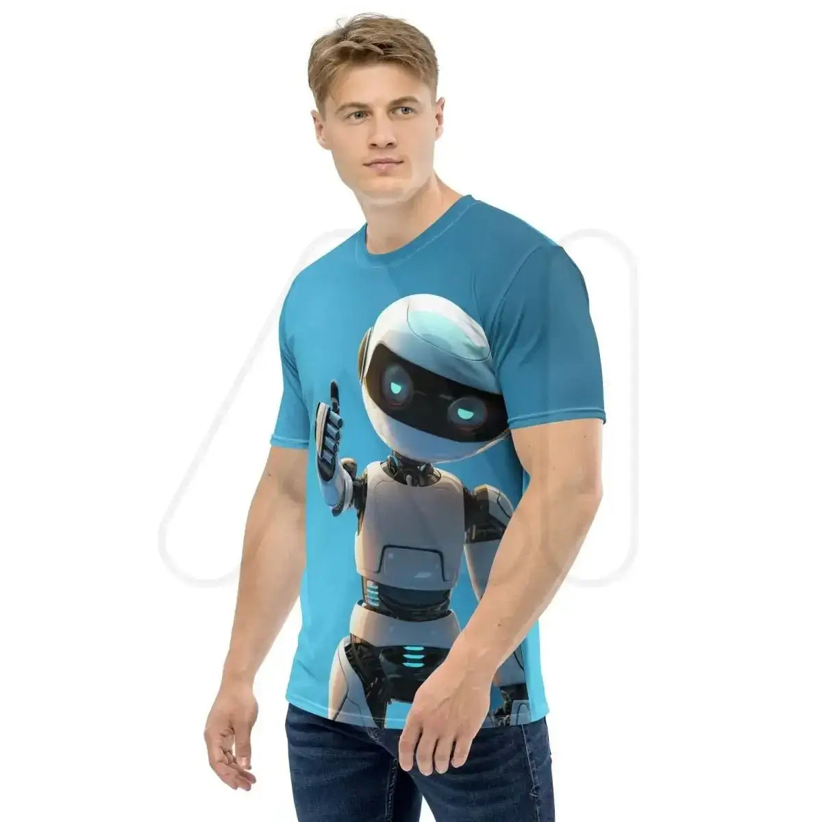 All-Over Print Featured Robot Hero T-Shirt (men)