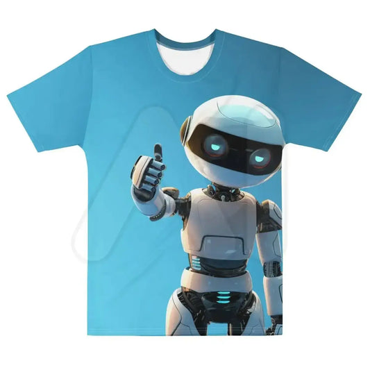 All-Over Print Featured Robot Hero T-Shirt (men) - M