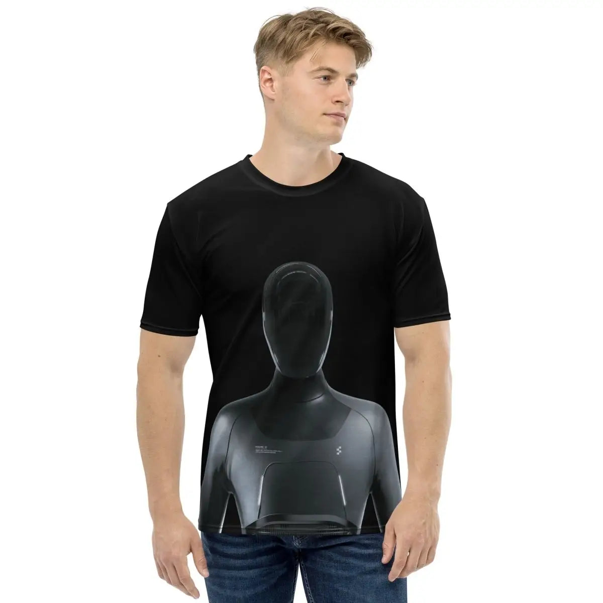 All-Over Print Figure Humanoid Robot T-Shirt (men)