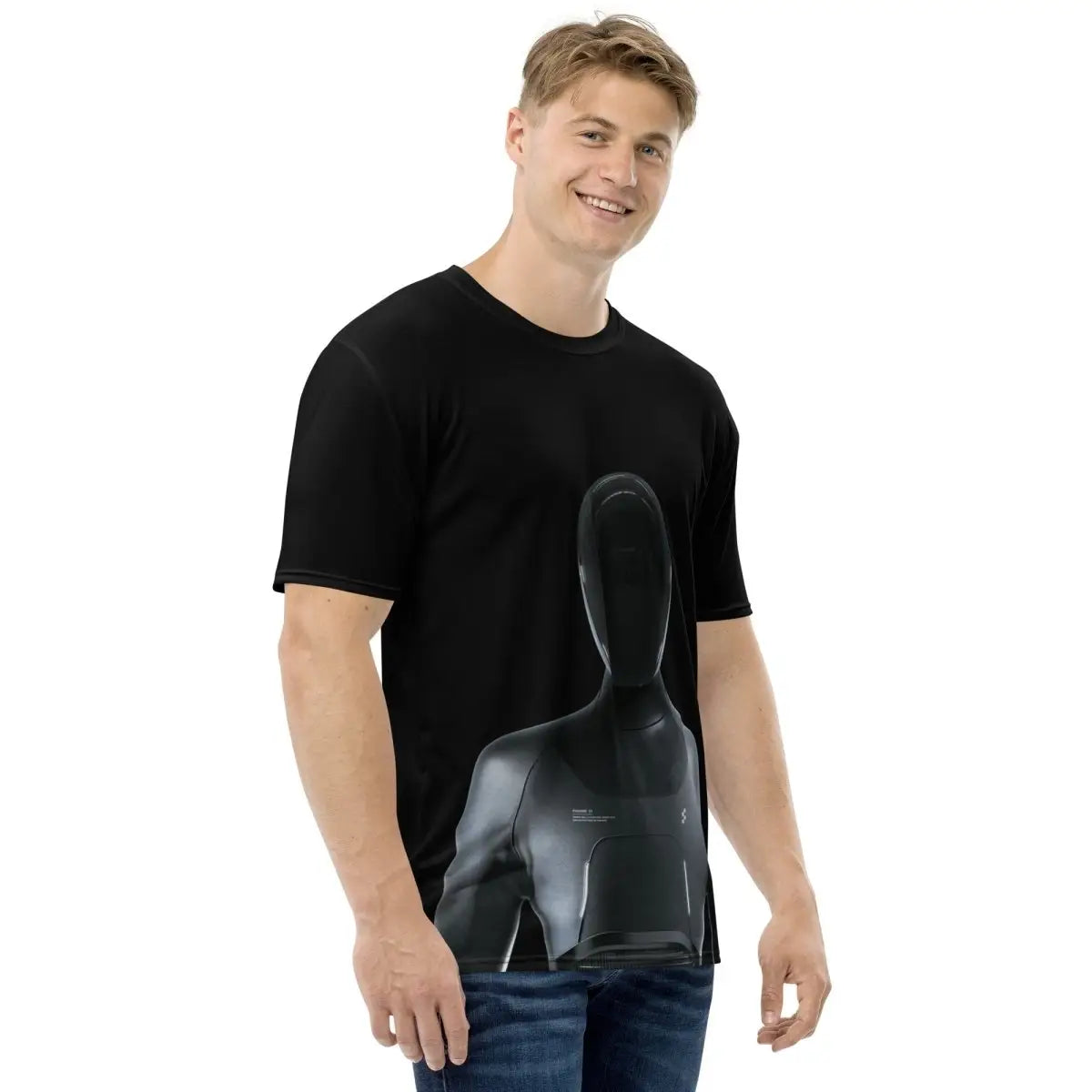 All-Over Print Figure Humanoid Robot T-Shirt (men)