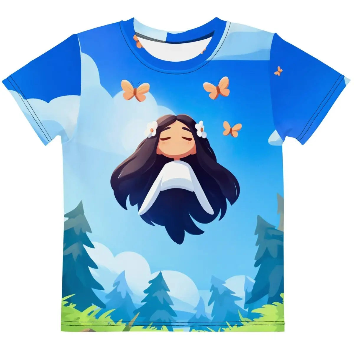 All-Over Print Floating Girl T-Shirt (children) - 2T