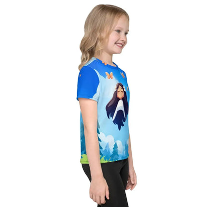 All-Over Print Floating Girl T-Shirt (children)