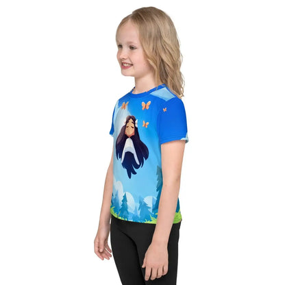 All-Over Print Floating Girl T-Shirt (children)